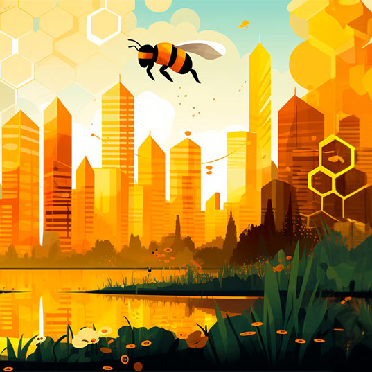 ¿Qué tienen que ver las abejas con la salud de las ciudades?